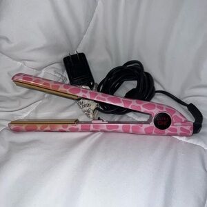 Ultra CHI Pink Giraffe 1” Ceramic Flat Iron — Limited Edition